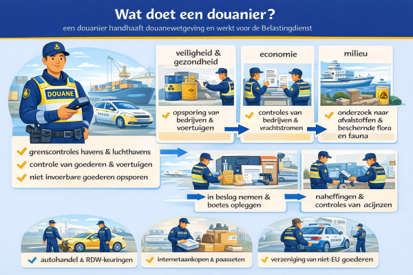 Wat doet een douanier